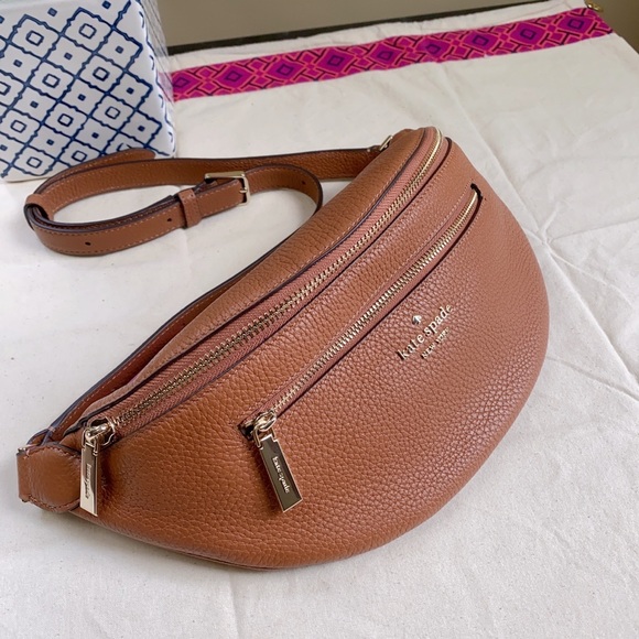 Kate Spade leila leather belt bag in warm ginger - Picture 3 of 10